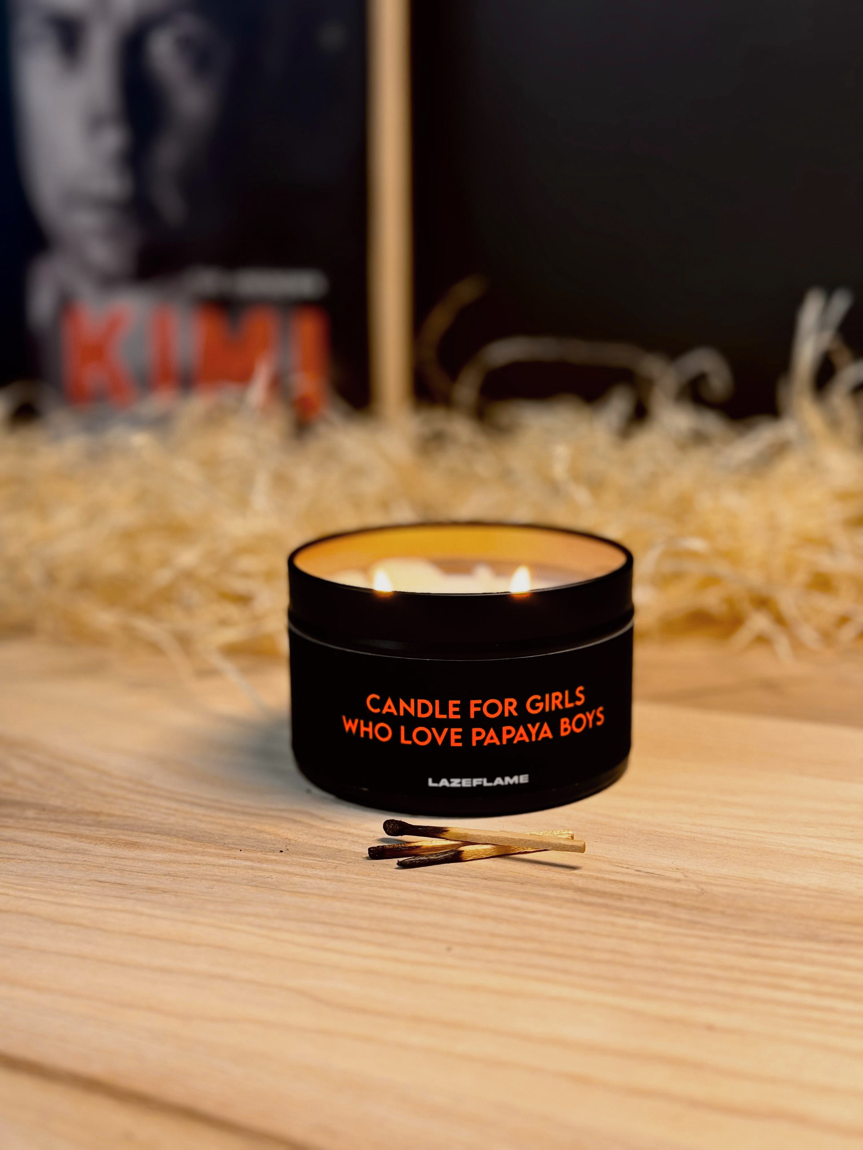 McLaren Girl Candle, Formula 1 Candle, Lando Norris Oscar Piastri Gift