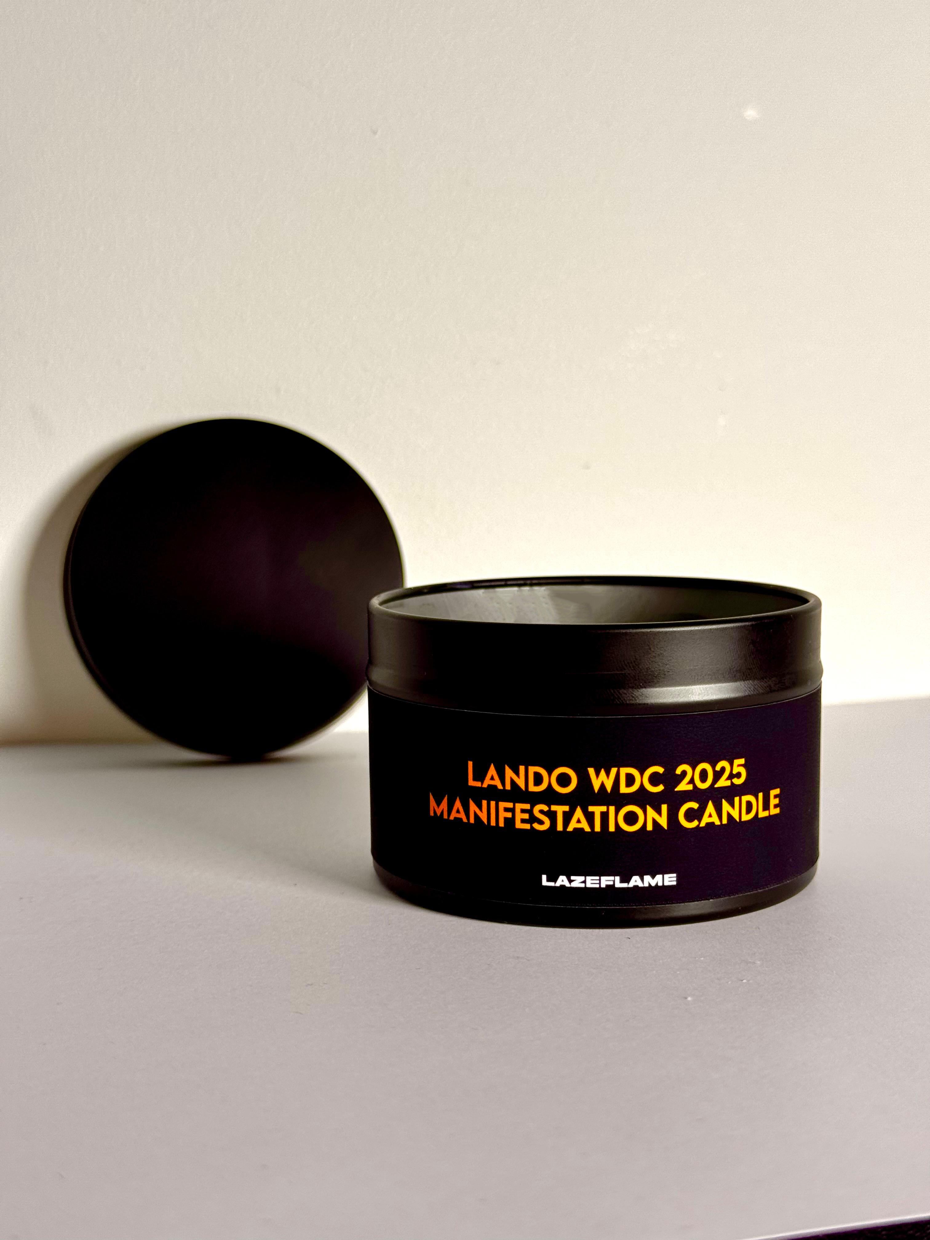 Lando Norris McLaren Manifestation Candle