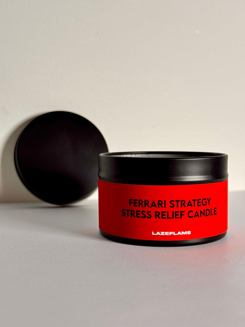 F1 Ferrari Candle, Formula 1 Relief Candle, Hamilton Leclerc Gift